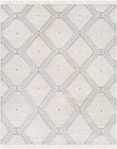 Naranjito Cream/Slate Trellis 2x3 Rug - Clearance - Ornate Home