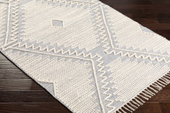 Naranjito Cream/Slate Trellis 2x3 Rug - Clearance - Ornate Home
