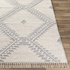 Naranjito Cream/Slate Trellis 2x3 Rug - Clearance - Ornate Home