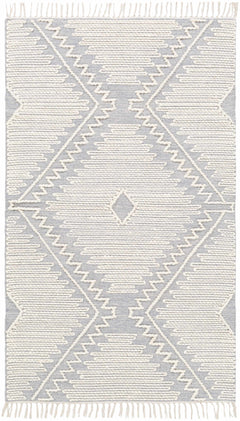 Naranjito Cream/Slate Trellis 2x3 Rug - Clearance - Ornate Home