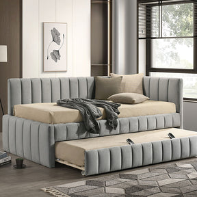 Nardi Light Gray Twin Daybed w/ Trundle - Ornate Home