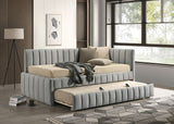 Nardi Light Gray Twin Daybed w/ Trundle - Ornate Home