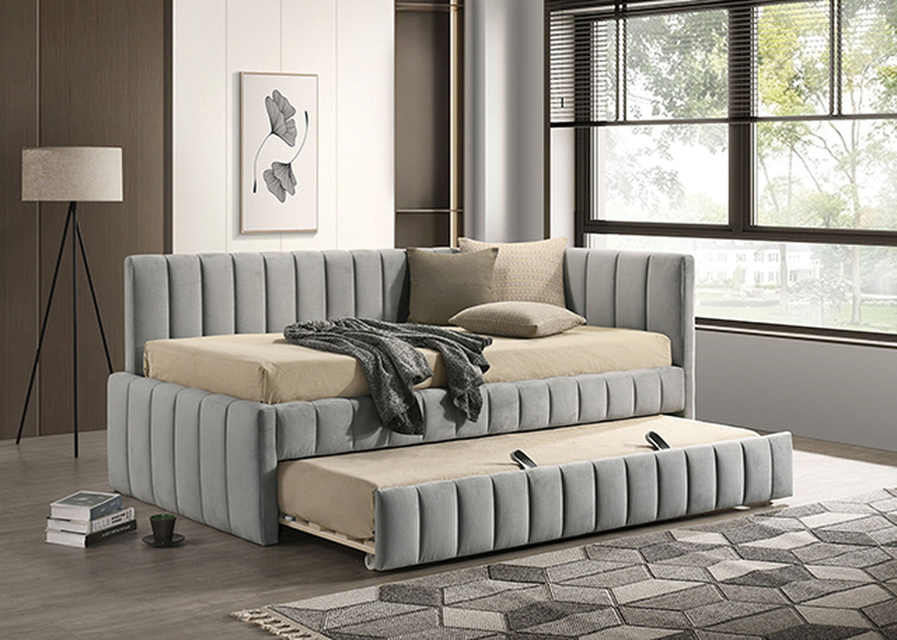 Nardi Light Gray Twin Daybed w/ Trundle - Ornate Home