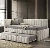 Nardi White Twin Daybed w/ Trundle - Ornate Home