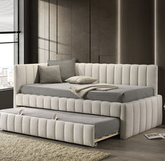 Nardi White Twin Daybed w/ Trundle - Ornate Home