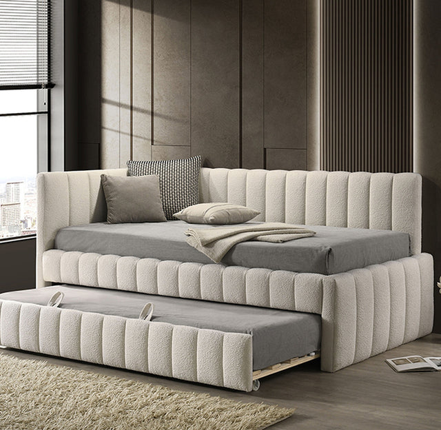 Nardi White Twin Daybed w/ Trundle - Ornate Home