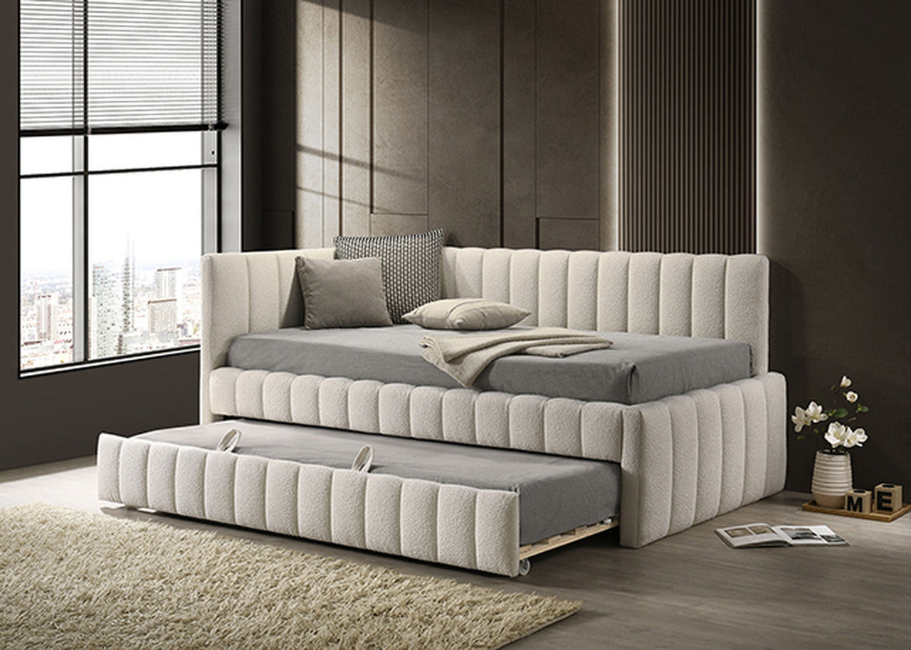 Nardi White Twin Daybed w/ Trundle - Ornate Home