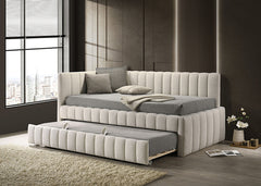 Nardi White Twin Daybed w/ Trundle - Ornate Home