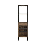 Narik Weathered Oak Wine Rack - Ornate Home