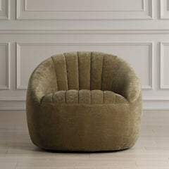Narrows Moss Green Swivel Chair - Ornate Home