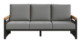 Naru Gray Outdoor Sofa - Ornate Home