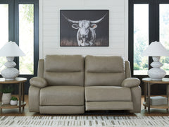 Narwhal Place Pebble 2-Piece Reclining Loveseat - Ornate Home