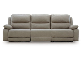 Narwhal Place Pebble 3-Piece Power Reclining Sectional (Online Special Price) - Ornate Home