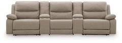 Narwhal Place Pebble 5-Piece Power Reclining Sectional - Ornate Home