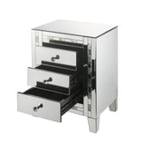 Nasa Mirrored & Mother Pearl Accent Table - Ornate Home