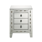 Nasa Mirrored & Mother Pearl Accent Table - Ornate Home