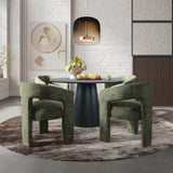 Nash Black/Forest Dining Table w/ 4 Gwen Chairs - Ornate Home