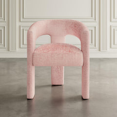 Nash Black/Pink Dining Table w/ 4 Gwen Chairs - Ornate Home