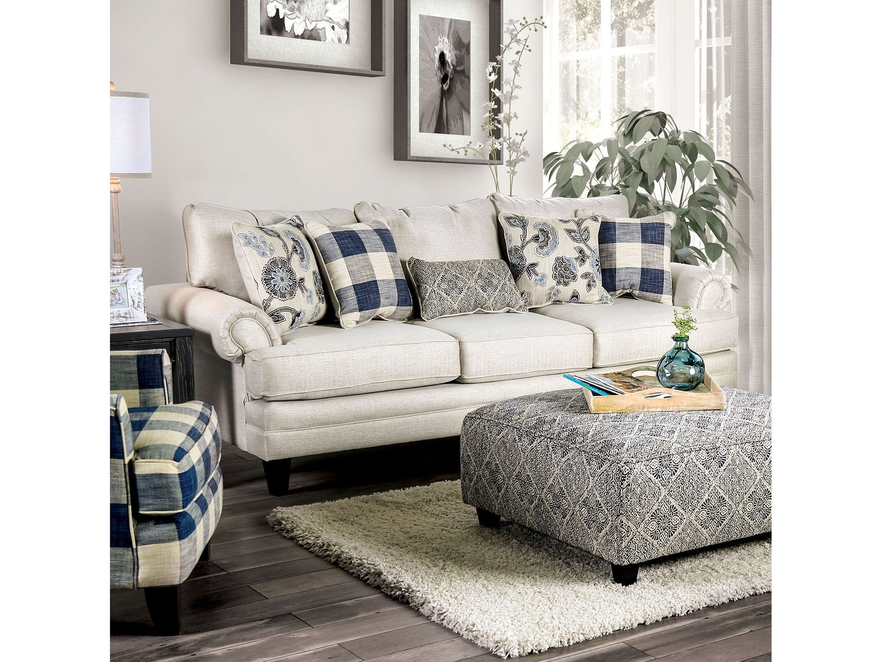 Nash Ivory Sofa - Ornate Home