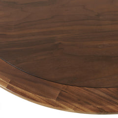 Nash Walnut Counter Table w/ 4 Wes Stools - Ornate Home