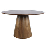 Nash Walnut Dining Table w/ 4 Wes Chairs - Ornate Home