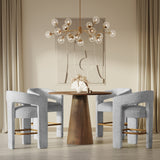 Nash Walnut Counter Height Table - Ornate Home