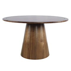 Nash Walnut/Forest Dining Table w/ 4 Gwen Chairs - Ornate Home