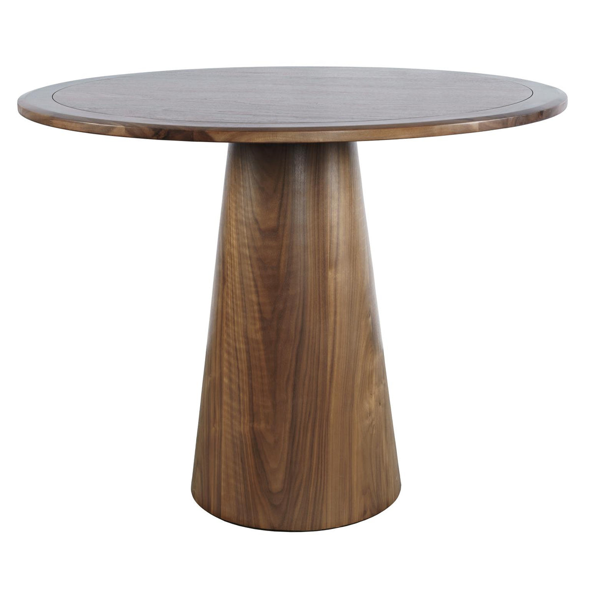 Nash Walnut/Rust Counter Table w/ 4 Gwen Stools - Ornate Home