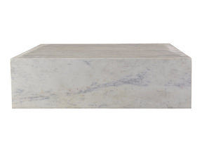 Nash White Coffee Table - Ornate Home