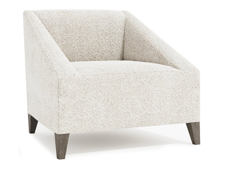 Nash White/Cream Fabric Chair - Ornate Home