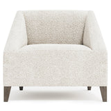 Nash White/Cream Fabric Chair - Ornate Home