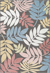 Nasha Charcoal Outdoor Area Rug - Clearance - Ornate Home
