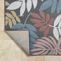 Nasha Charcoal Outdoor Area Rug - Clearance - Ornate Home