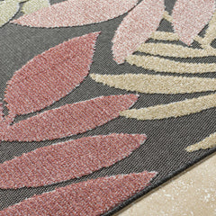 Nasha Charcoal Outdoor Area Rug - Clearance - Ornate Home