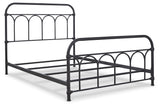 Nashburg Black Full Metal Bed (Online Special Price) - Ornate Home