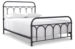 Nashburg Black Full Metal Bed - Ornate Home