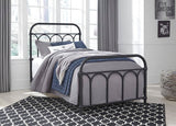 Nashburg Black Twin Metal Bed (Online Special Price) - Ornate Home