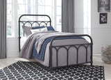 Nashburg Black Twin Metal Bed (Online Special Price) - Ornate Home