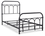 Nashburg Black Twin Metal Bed (Online Special Price) - Ornate Home
