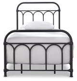 Nashburg Black Twin Metal Bed (Online Special Price) - Ornate Home