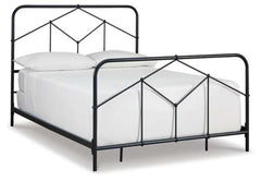 Nashburg Queen Metal Bed - Ornate Home