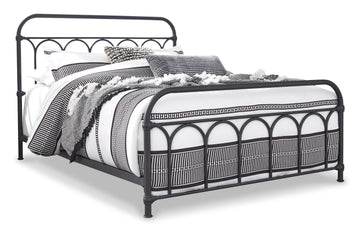 Nashburg Queen Metal Bed - Ornate Home