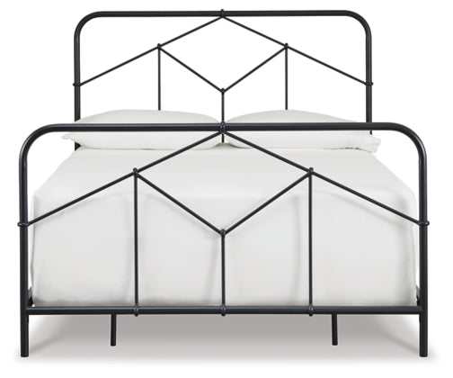 Nashburg Queen Metal Bed - Ornate Home