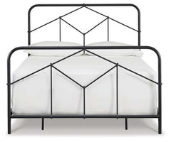 Nashburg Queen Metal Bed - Ornate Home