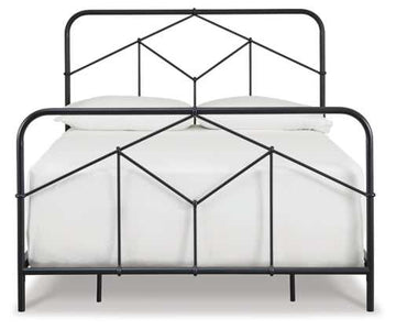Nashburg Queen Metal Bed - Ornate Home