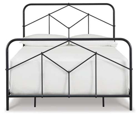 Nashburg Queen Metal Bed - Ornate Home