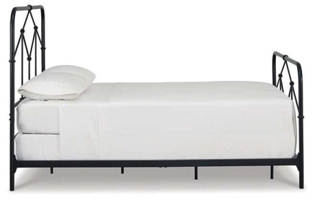 Nashburg Queen Metal Bed - Ornate Home