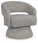 Nashkins Pebble Swivel Accent Chair (Online Special Price) - Ornate Home