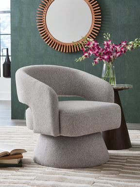 Nashkins Pebble Swivel Accent Chair (Online Special Price) - Ornate Home