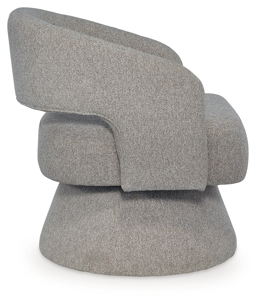 Nashkins Pebble Swivel Accent Chair (Online Special Price) - Ornate Home